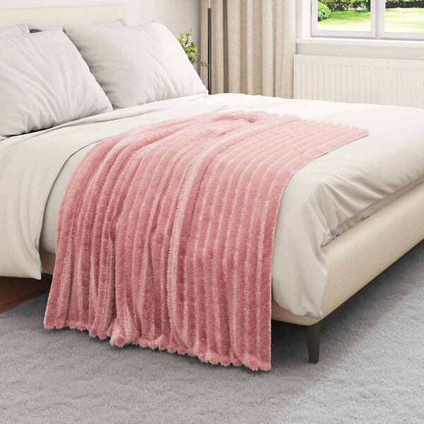 vidaXL Heittop&auml;&auml;llys 6 pcs Pinkki 150 x 130 cm Fleese