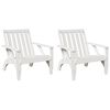 vidaXL Puutarha adirondack tuolit 2 kpl valkoinen 75x77x77 cm