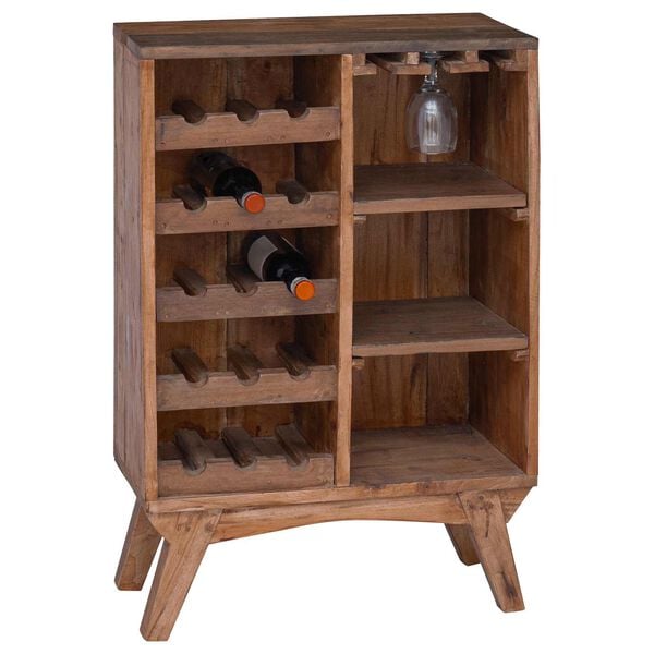 vidaXL Teline Ruskea 60 x 30 x 90 cm Kierr&auml;tetty massiivinen puu