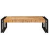 vidaXL Kylpyhuoneshelf Ruskea 80 x 50 x 23 cm Kovan karkean mangopuun