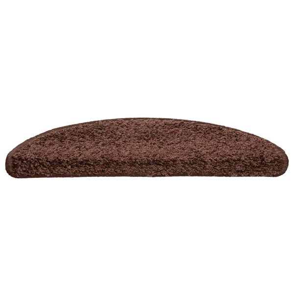 vidaXL Porrasmatot 20 kpl 56x17x3 cm Ruskea Puolipy&ouml;re&auml;