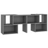 vidaXL TV-taso harmaa 104x30x52 cm tekninen puu