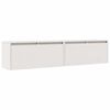 vidaXL Sein&auml;kaapit 2 kpl valkoinen 80x30x35 cm t&auml;ysi m&auml;nty