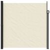 vidaXL Sisäänvedettävä sivumarkiisi kerma 200x600 cm