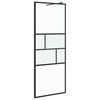 vidaXL K&auml;velykylpyhuoneen sein&auml; Musta 80 x 195 x 0,5 cm