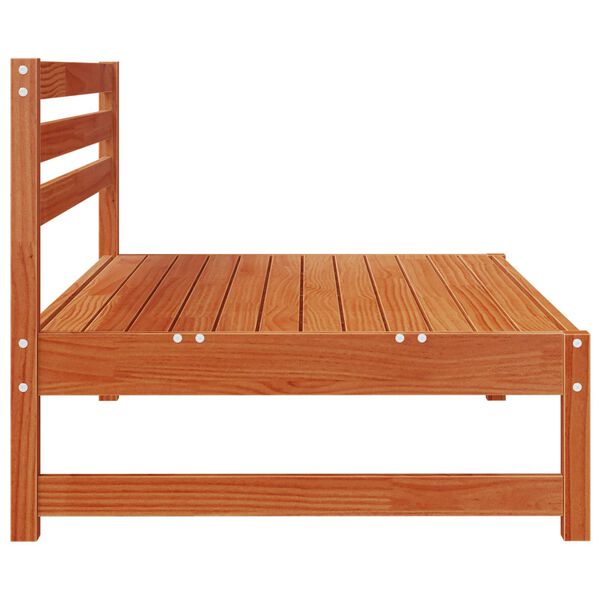 vidaXL Puutarhan Keskiosoita Massiivim&auml;nty Vahans&auml;vyinen Ruskea