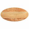 vidaXL P&ouml;yt&auml;levy Vaaleanruskea 80x40x4 cm Massiivipuu Tammi Soikea
