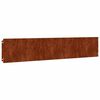 vidaXL Nurmikonreunukset 10 kpl 20x103 cm joustava Corten-ter&auml;s
