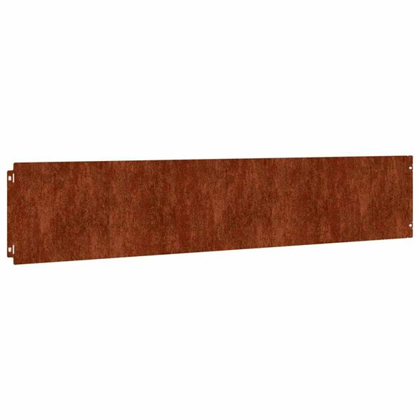 vidaXL Nurmikonreunukset 10 kpl 20x103 cm joustava Corten-ter&auml;s