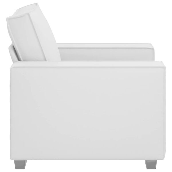 vidaXL Sohva Valkoinen 99 x 78 x 84 cm kangas