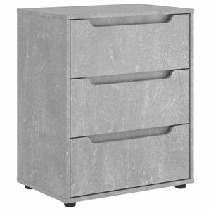 vidaXL Senkki VISNES Betoninharmaa 60x40x73 cm tekninen puu
