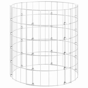 vidaXL Puutarhakomposti &Oslash;50x50 cm galvanoitu ter&auml;s