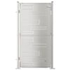 vidaXL Puutarhan portti 100x175 cm ruostumaton ter&auml;s