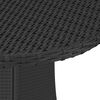 vidaXL 9-osainen Puutarhasohvasarja tyynyill&auml; polyrottinki musta