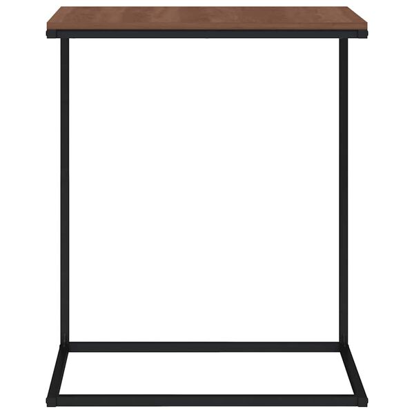 vidaXL Sivup&ouml;yt&auml; musta 55x35x66 cm tekninen puu