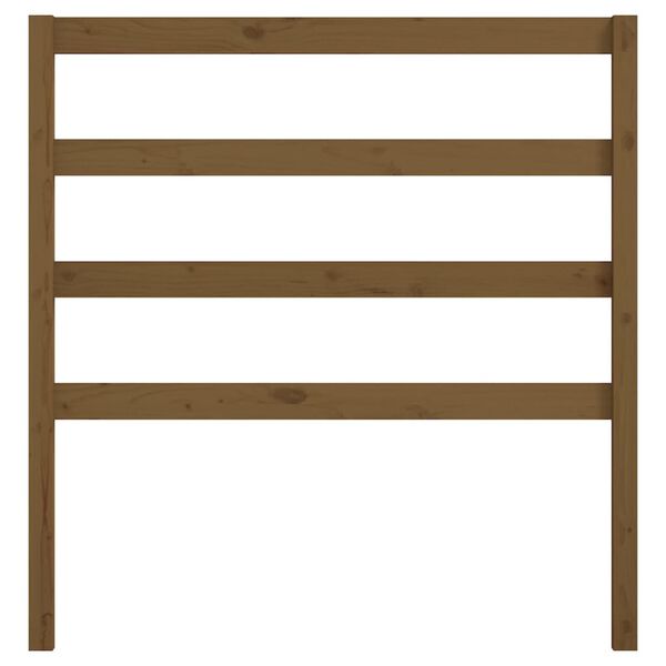 vidaXL S&auml;ngynp&auml;&auml;ty hunajanruskea 95x4x100 cm t&auml;ysi m&auml;nty