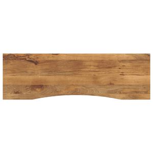 vidaXL P&ouml;yt&auml;levy kaarella 160x50x2,5 cm ovaali t&auml;ysi karkea mangopuu
