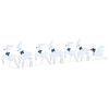 vidaXL LED Porot 7 kpl Hopea 43 x 18 x 66 cm kangas