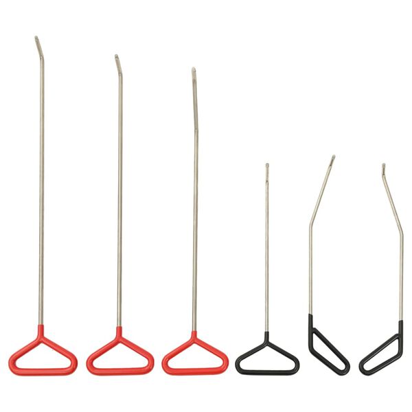 vidaXL 6-osainen Korjaustankosarja k&auml;rjill&auml; ruostumaton ter&auml;s