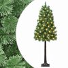 vidaXL Salkomallinen tekoinen joulukuusi 120 cm 150 LEDi&auml;