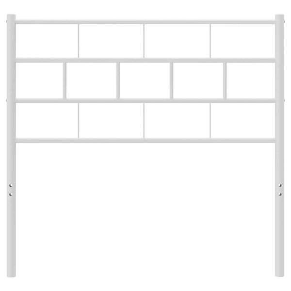 vidaXL Metallinen vaihtop&auml;&auml;ty valkoinen 100 cm