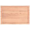 vidaXL Pöytälevy ruskea 100x60x(2-6)cm käsitelty täystammi elävä reuna