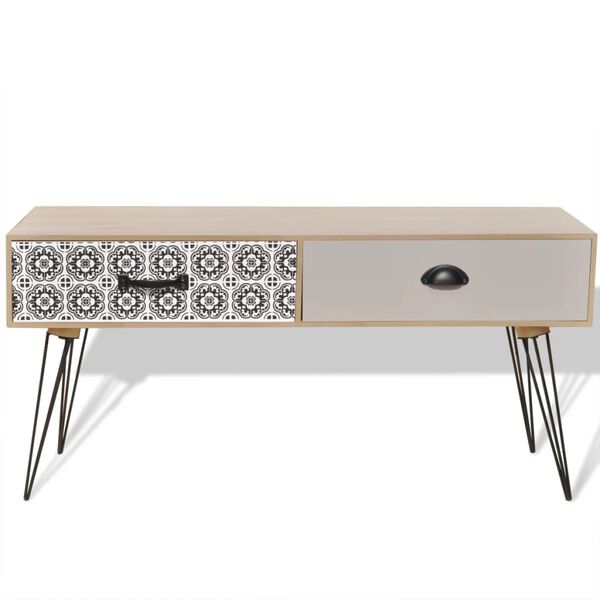 vidaXL TV Sivup&ouml;yt&auml; 100x40x35 cm Ruskea