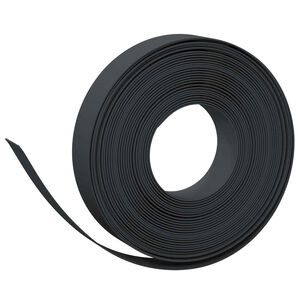vidaXL Puutarjalaitteet 25 m 10 cm PE Musta
