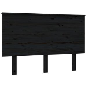 vidaXL S&auml;ngynp&auml;&auml;ty musta 124x6x82,5 cm t&auml;ysi m&auml;nty