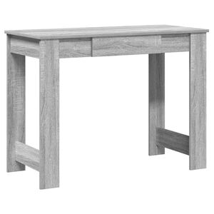vidaXL Ty&ouml;p&ouml;yt&auml; harmaa Sonoma 100x45x75 cm tekninen puu