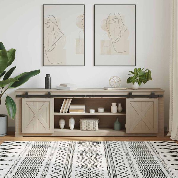 vidaXL Liukukaapin ovisarja 200 cm hiiliter&auml;s