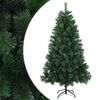 vidaXL Tekojoulukuusi 120 cm PVC ja metalli Vihre&auml;