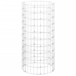 vidaXL Puutarhakomposti &Oslash;50x100 cm galvanoitu ter&auml;s