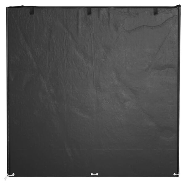 vidaXL Keinun penkinsuojat 2 kpl 12 rengasta 220x177x220 cm polyeteeni