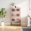 vidaXL Highboard Pinkki 68x39x123 cm Teräs