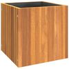 vidaXL Puutarhan kukkalaatikko 35x35x35 cm t&auml;ysi akasiapuu