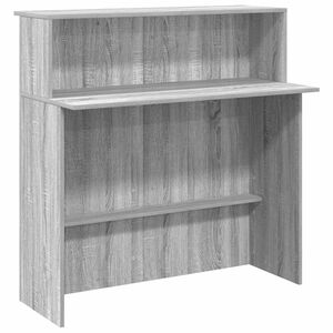 vidaXL Vastaanottop&ouml;yt&auml; harmaa sonoma 100x50x103,5 cm suunniteltu puu