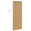 vidaXL Rullaverho verhoilla Ruskea 60 x 160 cm Bambu