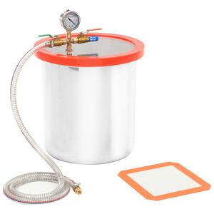 vidaXL Tyhji&ouml;kammio ruostumaton ter&auml;s 18,9 l