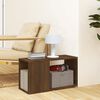vidaXL TV-taso ruskea tammi 60x24x32 cm tekninen puu