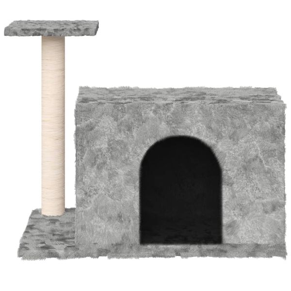 vidaXL Kissan kiipeilypuu sisal- raapimispylväällä vaaleanharm. 51 cm