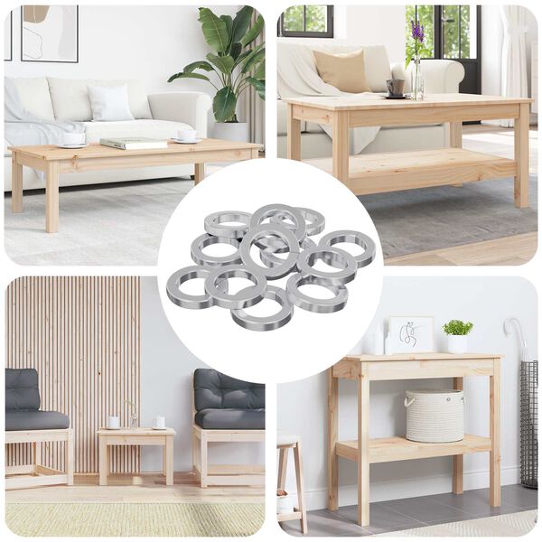 vidaXL Jousipesa 12 pcs Valkoinen 13 x 1 mm Rauta