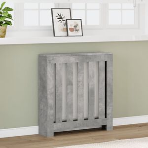 vidaXL L&auml;mp&ouml;patterin suoja betoninharmaa 78x20x82 cm tekninen puu