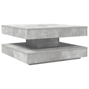 vidaXL Sohvap&ouml;yt&auml; 360 astetta k&auml;&auml;ntyv&auml; betoninharmaa 70x70x34,5 cm