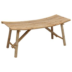 vidaXL Puutarhapenkki 110 x 45 x 50 cm Bambusta Luonnollinen