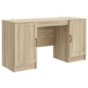 vidaXL P&ouml;yt&auml; Sonoma-tammi 142,5 x 50 x 75 cm Tekninen puu