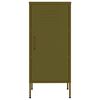vidaXL Varastokaappi oliivinvihreä 42,5x35x101,5 cm teräs