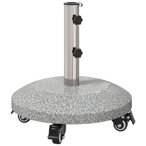 vidaXL Graniitti-sateenvarjon jalusta py&ouml;rill&auml; 4-5 cm pylv&auml;&auml;seen
