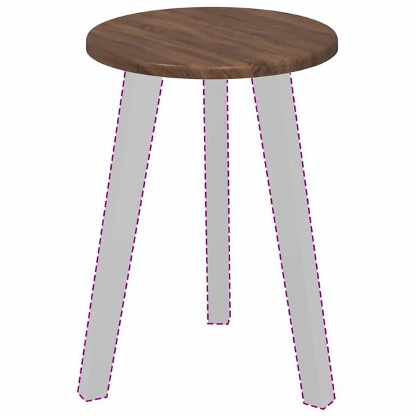 vidaXL Pöytälevy Ruskea tammi 30 x 30 x 1,5 cm Tekninen puu