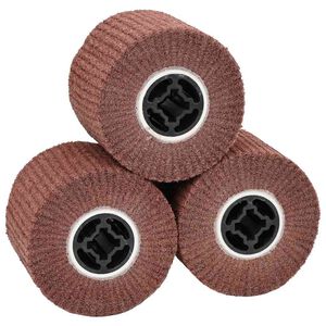 vidaXL Hiontarullat 3 kpl Ruskea 12 x 12 x 10 cm Synteettinen kuitu